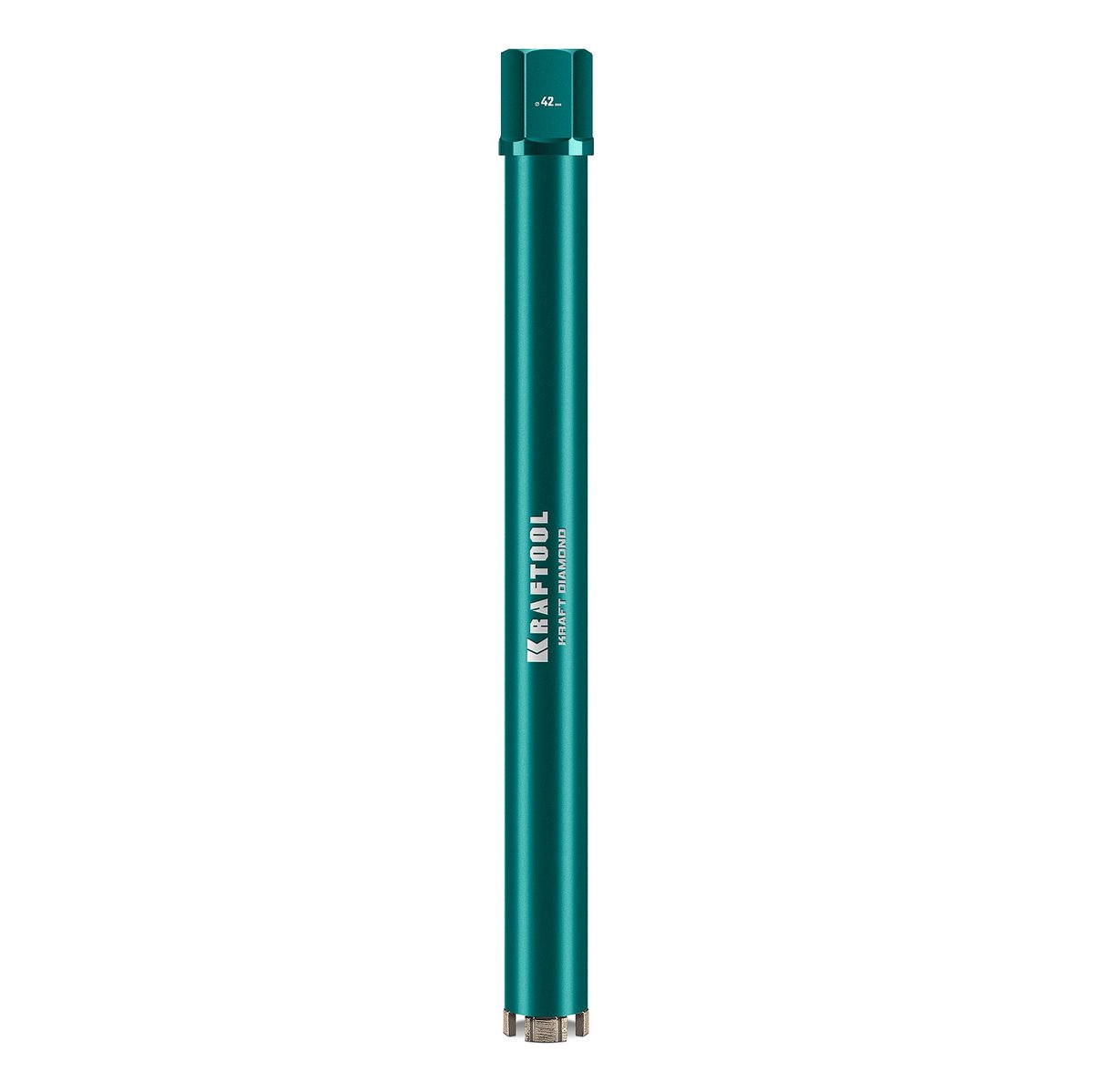 KRAFTOOL DIAMOND 42 мм (450 мм, 1 1/4″, лазерная сварка, сухое сверление с микроударом), алмазная коронка по железобетону (29825-042)