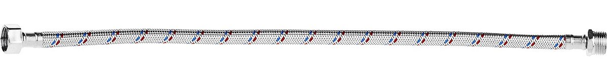 ЗУБР 1/2″, 0.5 м, гайка-штуцер, гибкая подводка для воды (51005-G/S-050)