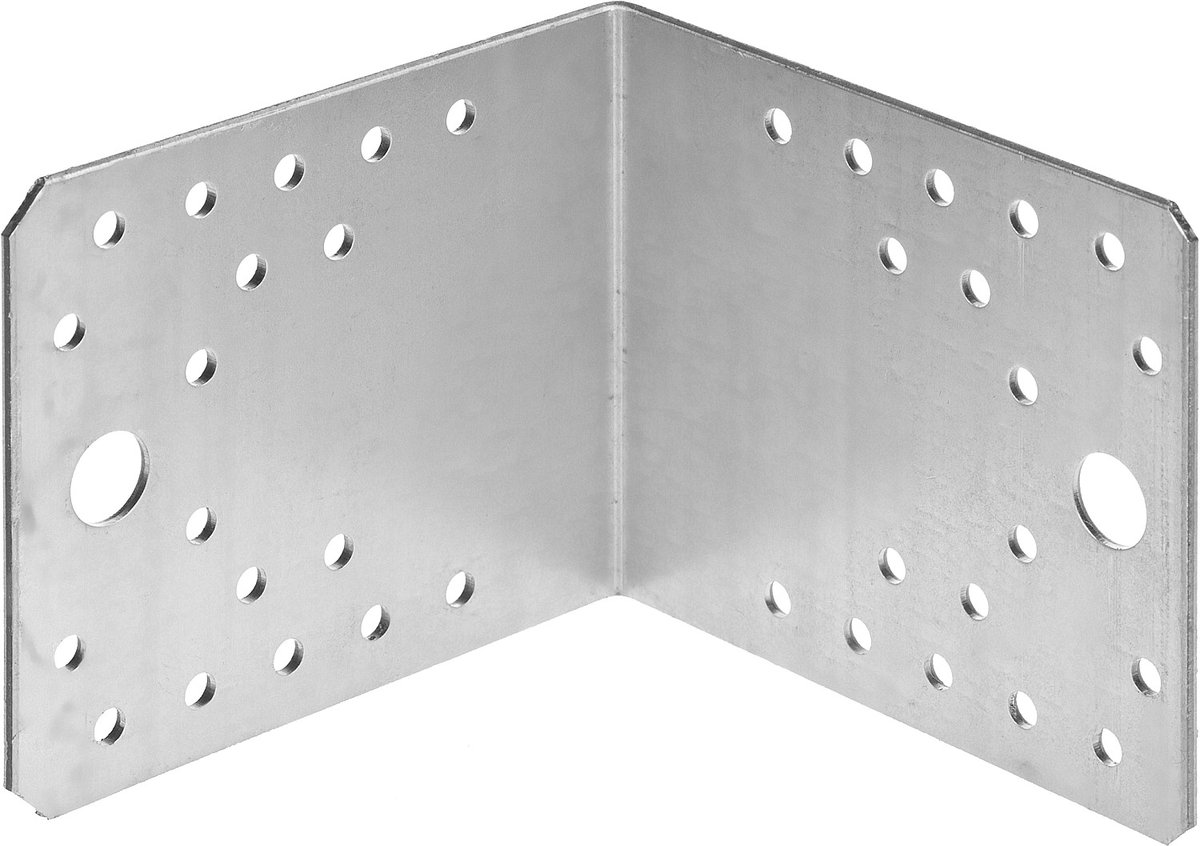 ЗУБР УК-2.0, 90 x 105 x 105 x 2 мм, цинк, крепежный уголок (310126-90-105)