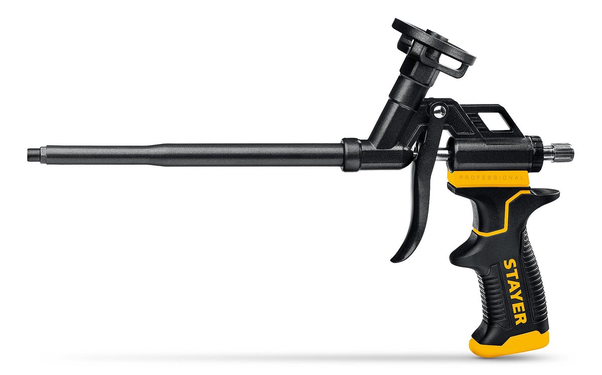 STAYER BLACK PRO, тефлоновый пистолет для монтажной пены (06862)