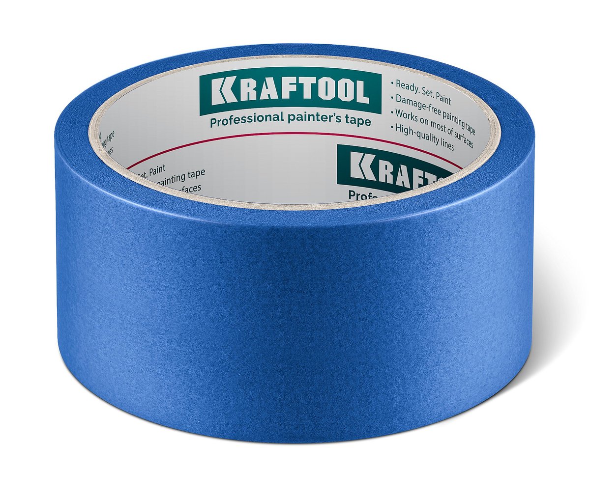 KRAFTOOL #100 Perfect 48 мм х 30 м, для гладких и шероховатых поверхностей, малярная лента (12101-48)