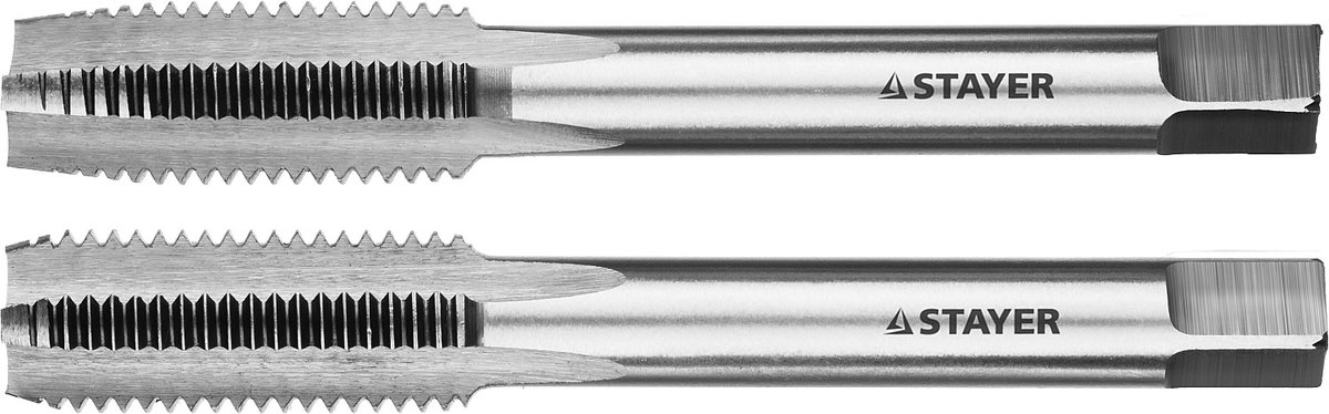 STAYER M12 х 1.75, 2 шт, комплект метчиков (28025-12-1.75-H2)