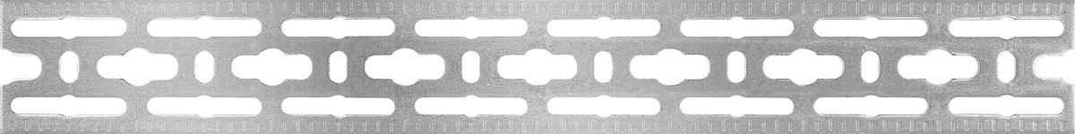 ЗУБР 50 x 2000 x 3 мм, цинк, монтажная шина (310249)