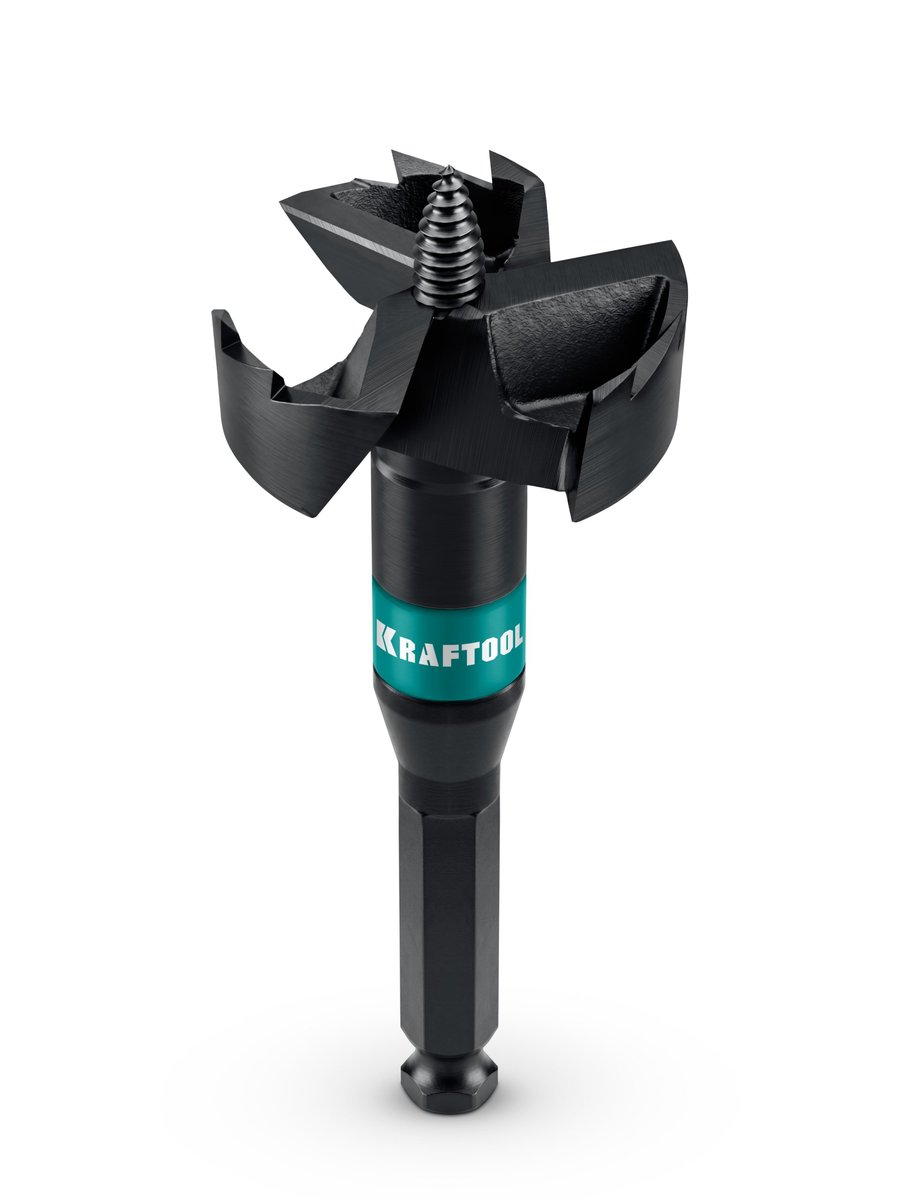 KRAFTOOL SELF FEED d 51 мм, cверло по дереву самоврезающееся (29951-51)