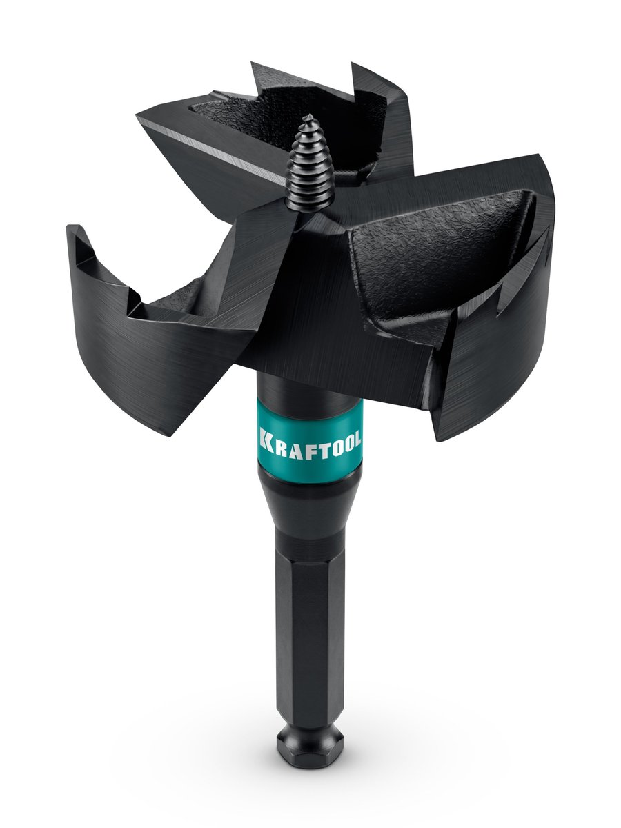 KRAFTOOL SELF FEED d 76 мм, cверло по дереву самоврезающееся (29951-76)