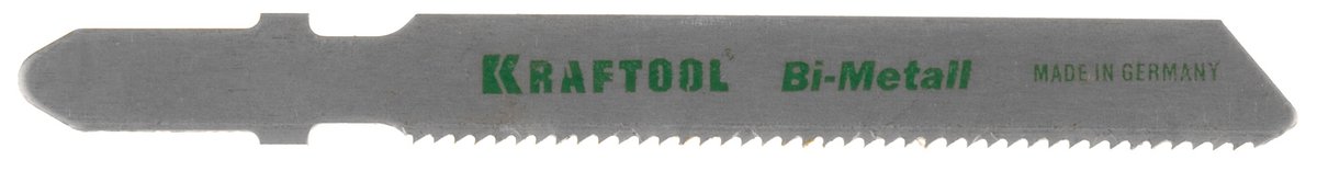 KRAFTOOL T118AF, EU-хвост., по металлу Bi-Met, шаг 1.2 мм, 50 мм, 2 шт, полотна для лобзика (159555-1.2)