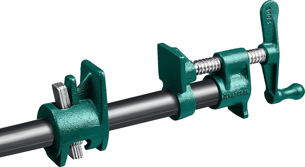 KRAFTOOL P-34, 3/4″, глубина зажима 45 мм, трубная струбцина (32302-1)