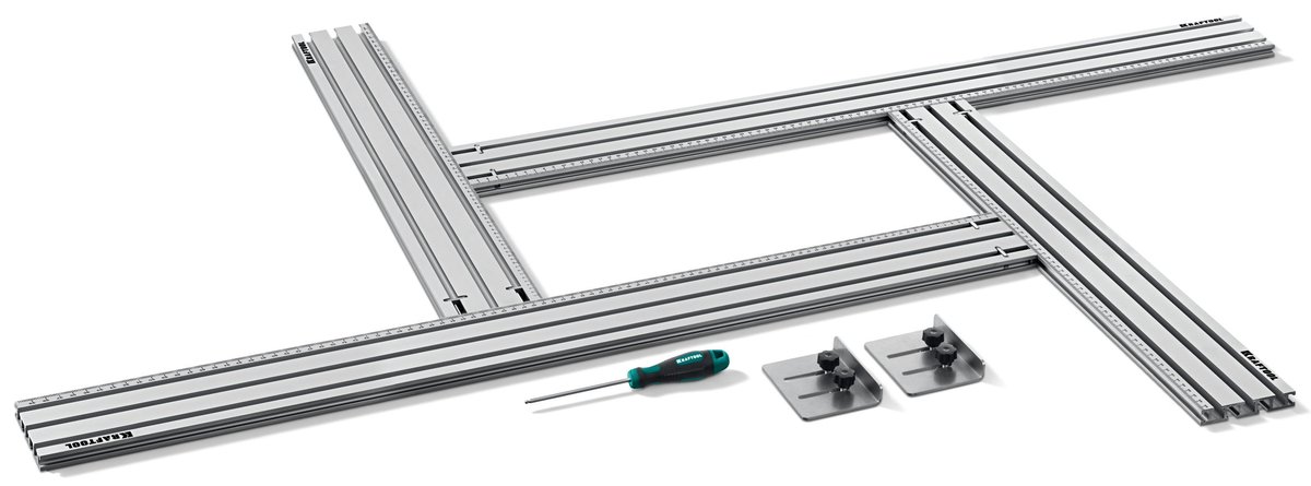 KRAFTOOL KRAFTFLEX MFS-700-1000 мм, 4шт, шаблон фрезерный в комплекте с 2 упорами (32810)
